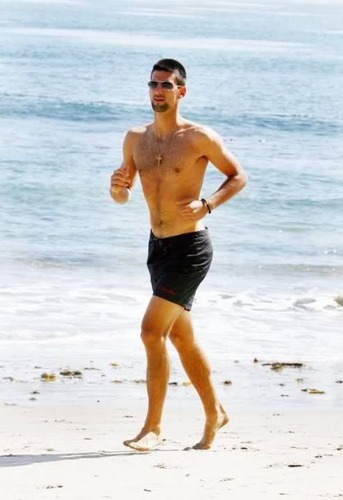 Novak On The Beach!! (Love Everyfing Bout The Serbernator) 100% Real ♥ 