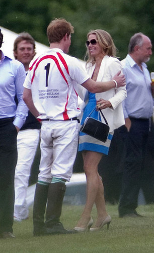 Prince Harry at a Polo Match  