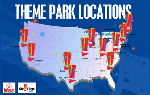  Six Flags Locations