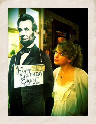 Taylor Swift and Abe Lincoln