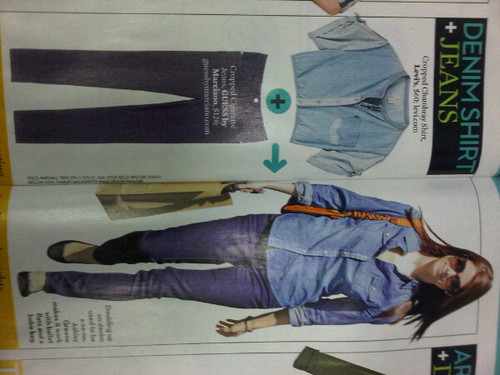  "3 Chic Ways To Mix It Up" - Ashley Greene in OK mag