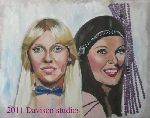  ABBA,oil on panel par Paul Davison