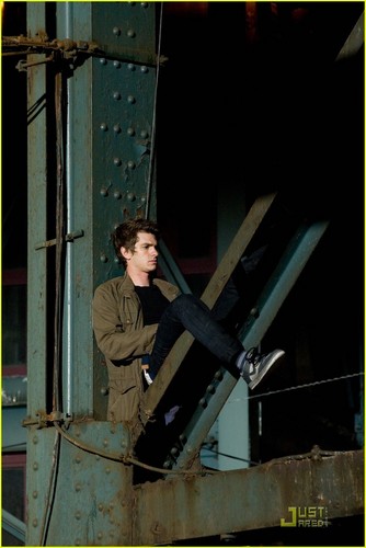 Andrew Garfield: 'Spider-Man' Filming with Martin Sheen!