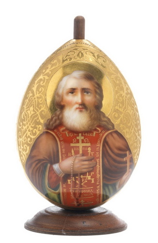  Antique Russian چینی مٹی کے برتن Easter Eggs
