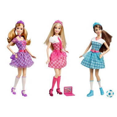  बार्बी Charm School गुड़िया Assorted