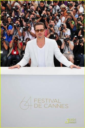  Brad Pitt: Cannes fotografia Call for 'Tree of Life'