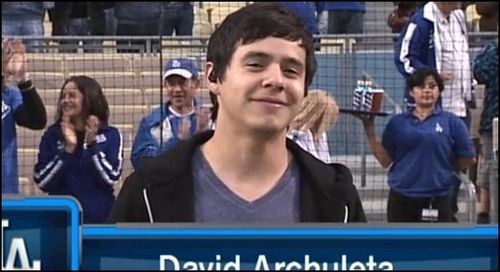  David at Dodgers game :)