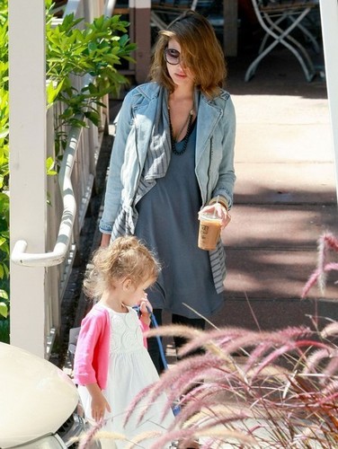  Jessica - Leaving Le Pain Quotidien in West Hollywood - May 15, 2011