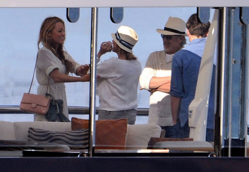 Leonardo DiCaprio and Steven Spielberg on a Yacht