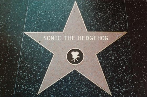 Sonic The Hedgehog's Hollywood Walk Of Fame Star