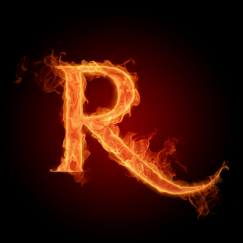  The letter R