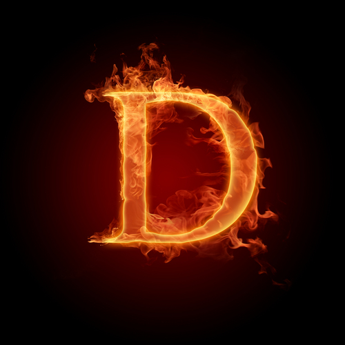  The letter D