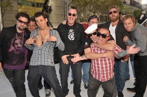  the whole jackass crew