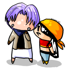  trunks and pan Love 4ever