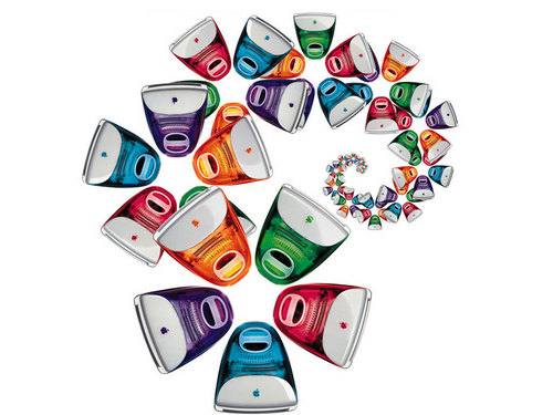  appel, apple colourful devices
