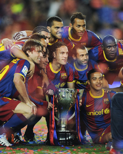Celebration (FC Barcelona -Deportivo La Coruna)