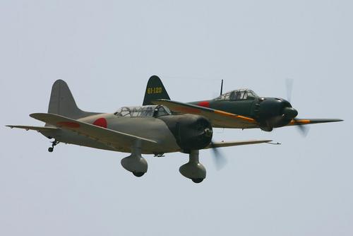  Aichi D3A "Val" & Mitsubishi A6M Zero "Zeke"