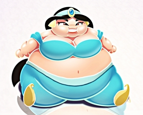 Walt Disney Fan Art - Fat Princess Jasmine