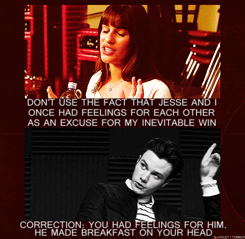 Rachel and Kurt gif