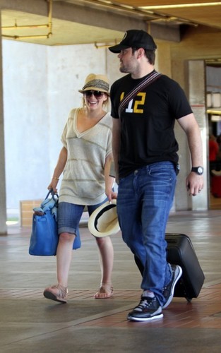  Hilary & Mike leaving Hawaii
