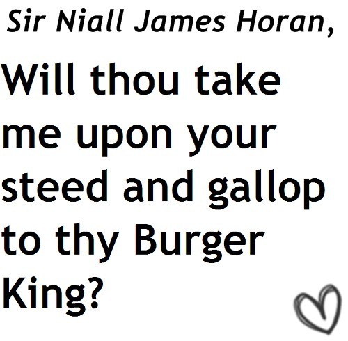 Irish Cutie Niall! (Will U Let Me Get On Ur Steed & Take Me To Burger King?) 100% Real ♥