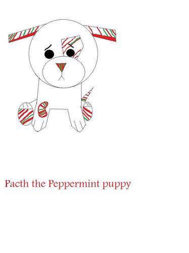 Pacth the peppermint puppy