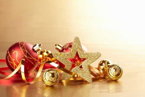  Red 크리스마스 ornaments