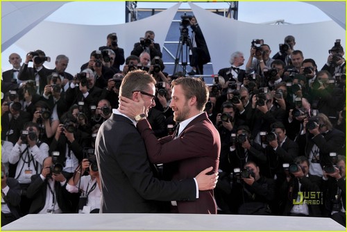  Ryan gosling, ganso & Nicolas Winding Refn: kiss Kiss!