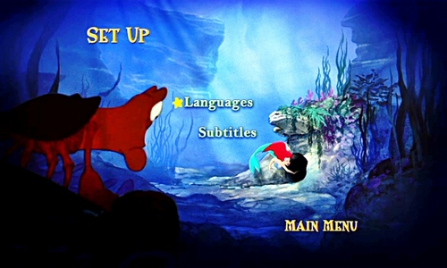  Walt ディズニー DVD Menus - The Little Mermaid