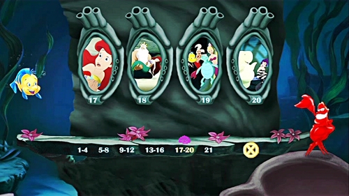  Walt ডিজনি Menus - The Little Mermaid: Ariel's Beginning