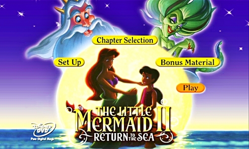  Walt 迪士尼 Menus - The Little Mermaid II: Return to the Sea