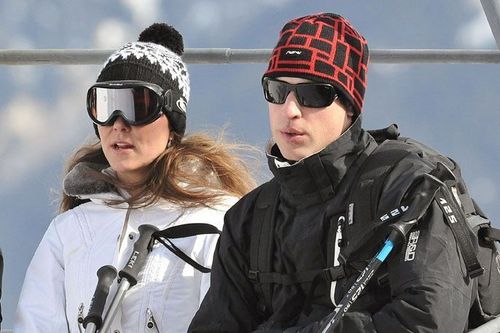  William and Kate; 2010 French Alps Holiday