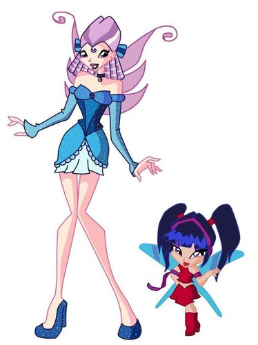  winx and pixie heads