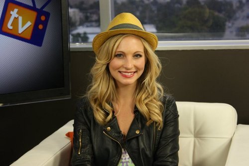  Candice at the 'Clevver TV' Studios during an interview! [May 2011]