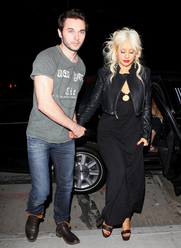  Christina Aguilera at Beverly Nightclub in Beverly Hills