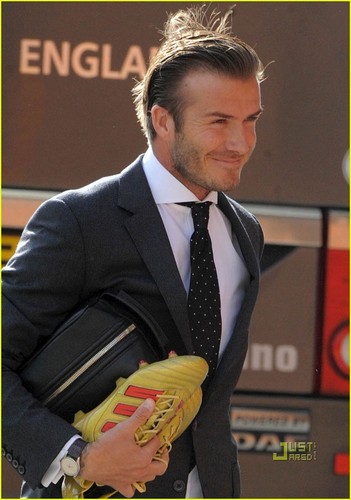 David Beckham at Old Trafford Stadium (May 24)