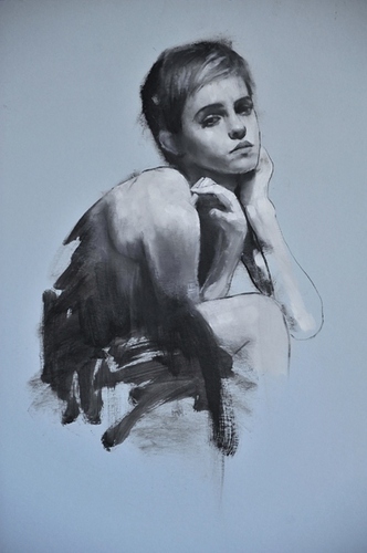  Emma Watson portraits দ্বারা Mark Demsteader
