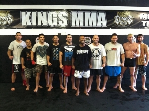  Great training with @kings_MMA I'm the blonde hottie.