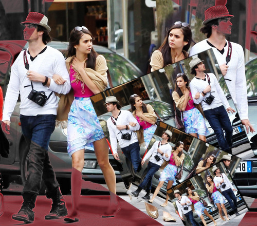  Ian and Nina walking in Paris