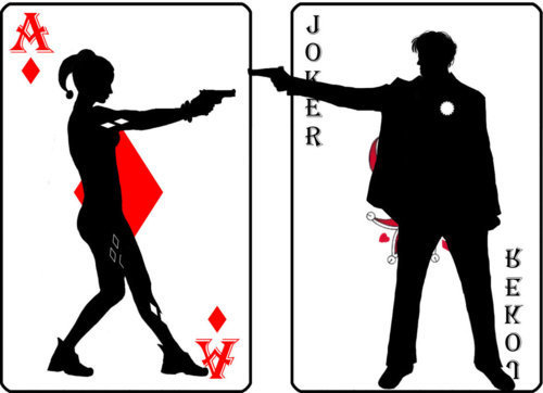  Joker & Harley Cards