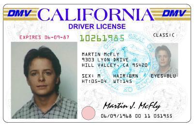 Michael J. Fox as Marty McFly ` Back to The Future!