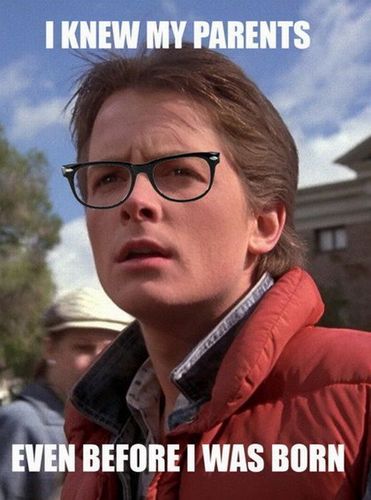  Michael J. fox, mbweha as Marty McFly ` Back to The Future!