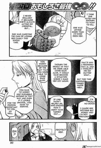  My yêu thích EdWin FMA manga moments