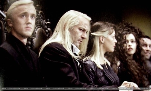  Narcissa, Lucius and Draco Malfoy with Bellatrix