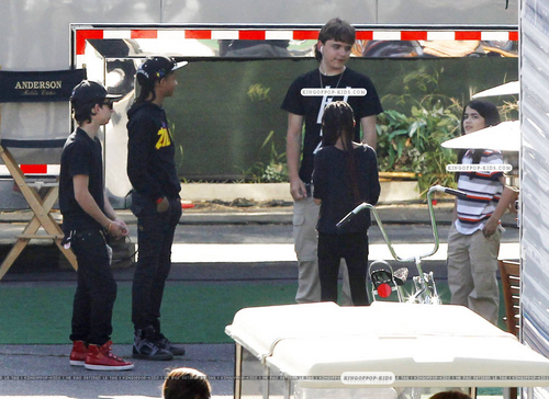  Prince, Paris, And Blanket With Jaden and Willow Smith 5/20/2011 (Bigger)