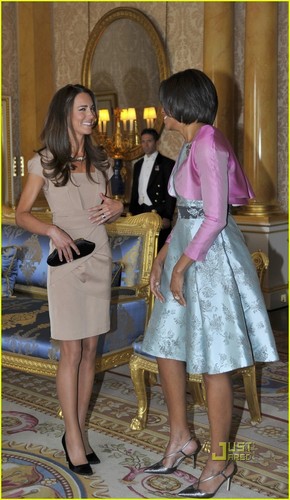  Prince William & Kate Middleton Meet President Obama
