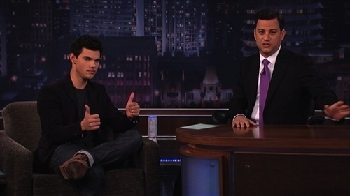  Taylor Lautner on Jimmy Kimmel