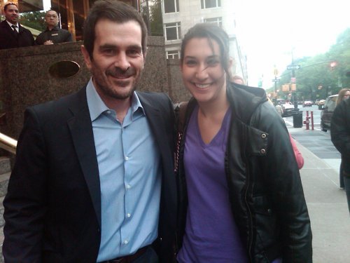 Ty Burrell with fan