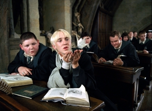Draco Malfoy with friends