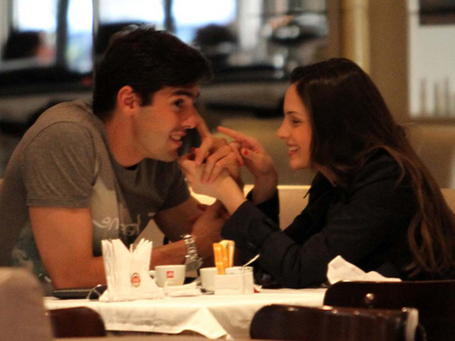 Kaká & Carol in São Paulo on 29th May 2011